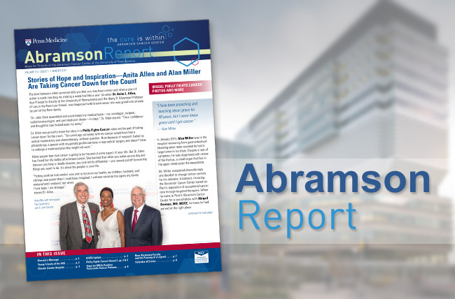 cover of Abramson Report Winter 2017
